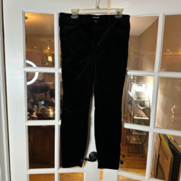 LOFT Modern Skinny Black Corduroy Pants Size 30/10 - Picture 5 of 5